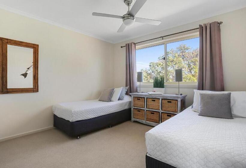 شقة ديلوكس غرفتين نوم, Lakeside Holiday Apartments Merimbula