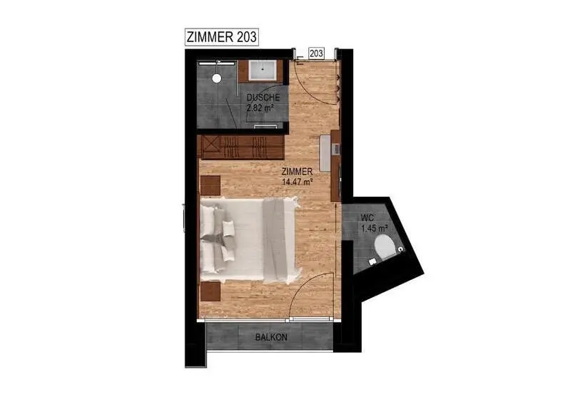 Standart Oda, Gletscherblick B&b