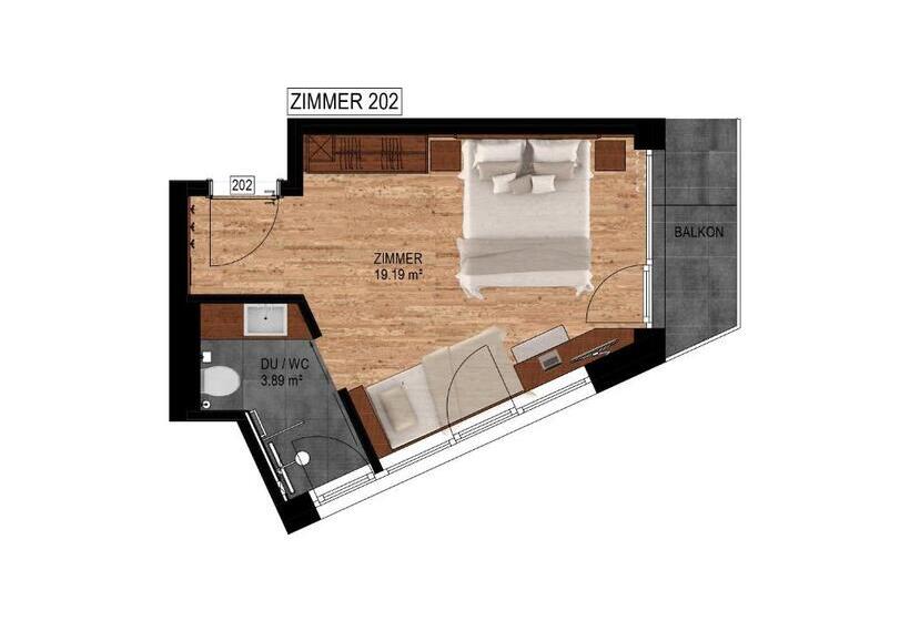 غرفة قياسية ثلاثية, Gletscherblick B&b