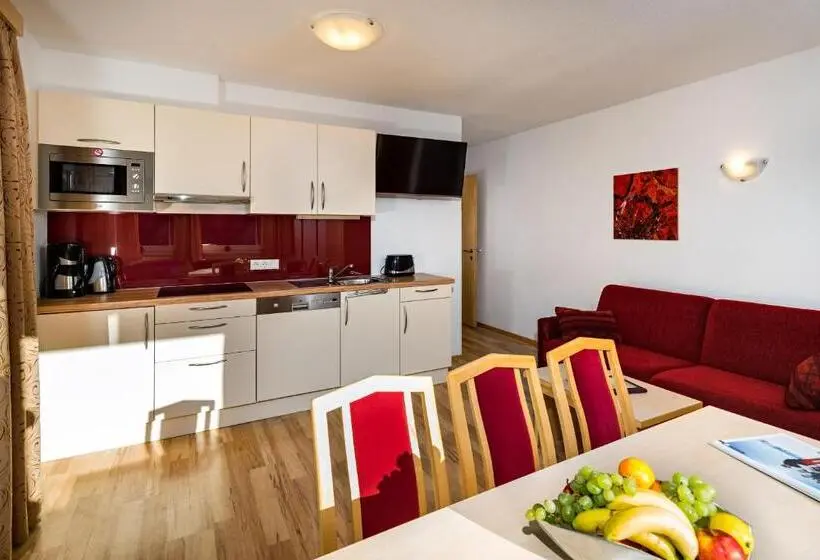 ３ベッドルームアパートメント, Aparthotel Alpendiamant Serfaus Wachter Gmbh