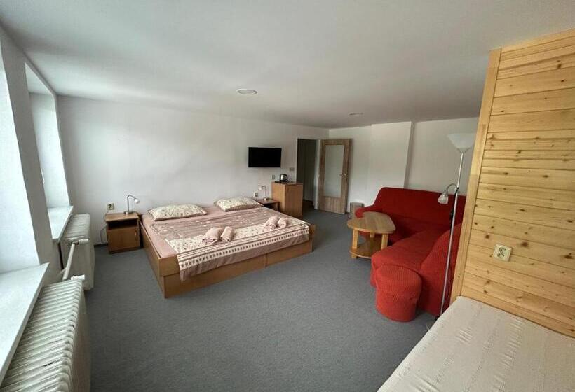 اتاق استاندارد چهار تخته, Hotýlek U Kance