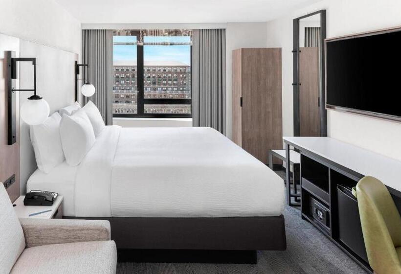 带大床的标准间, Springhill Suite by Marriot New York Manhatan Times Square South