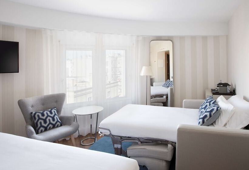 Habitación Estándar con Vistas, NH Madrid Balboa