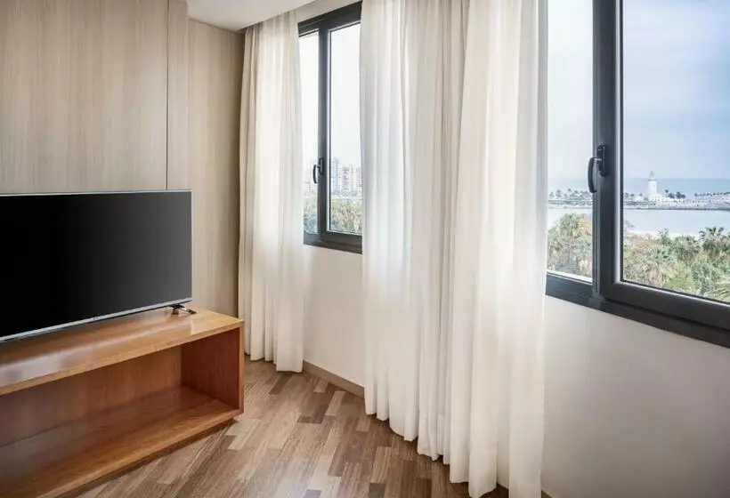 キングサイズベッドのジュニアスイート, Ac Hotel Málaga Palacio By Marriott