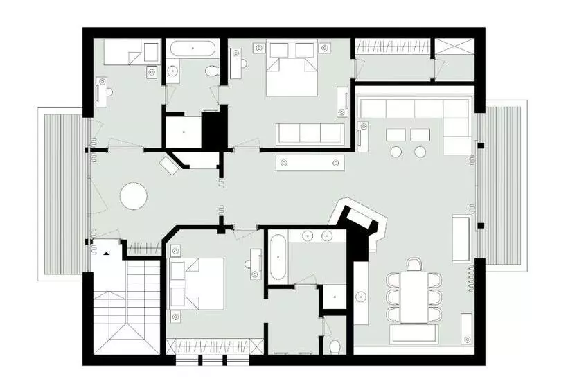Family flat with balcony, Boutique Hotel Schmelzhof