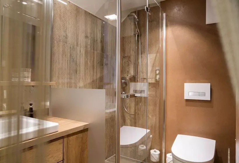 スタンダードシングルルーム, Boutique Hotel Im Auracher Löchl