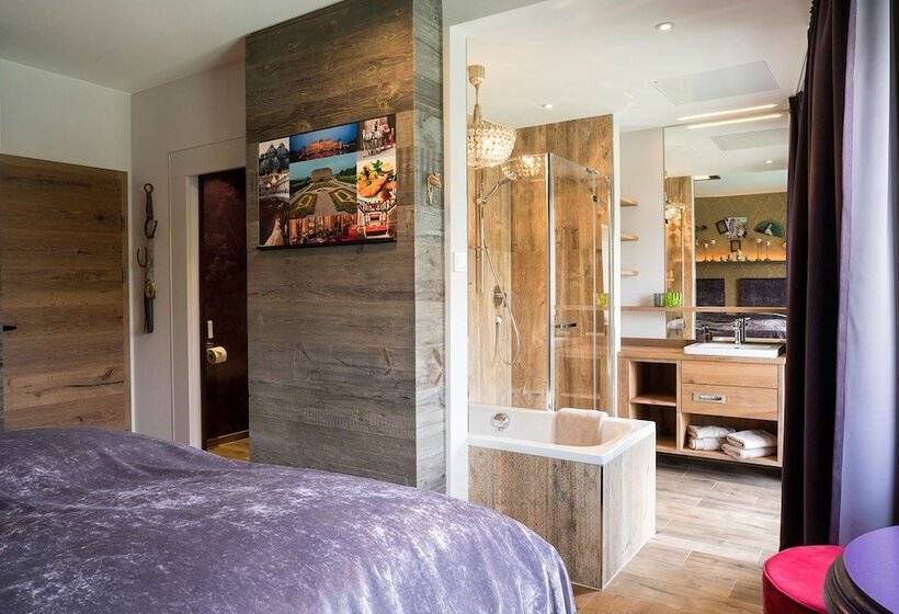 １ベッドルームのデラックスアパートメント, Boutique Hotel Im Auracher Löchl