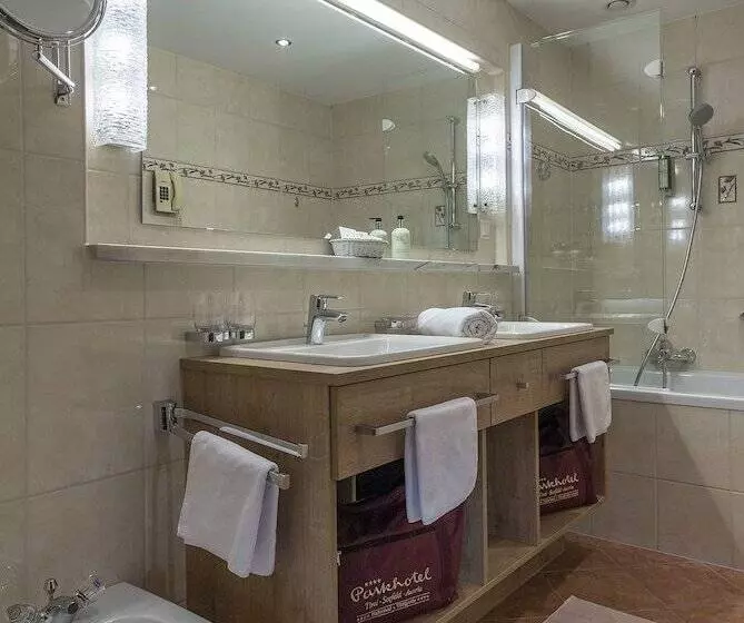 اتاق استاندارد با چشم‌انداز کوهستان, Parkhotel Seefeld