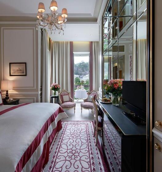 Deluxe room with river view, Sacher Salzburg