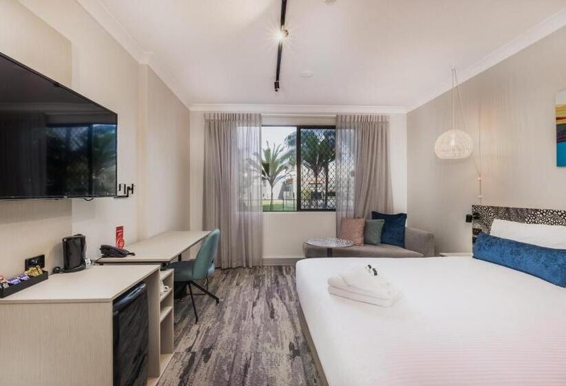 适合残疾人士使用的带超级大床的标准间, Mermaid Waters Hotel By Nightcap Plus