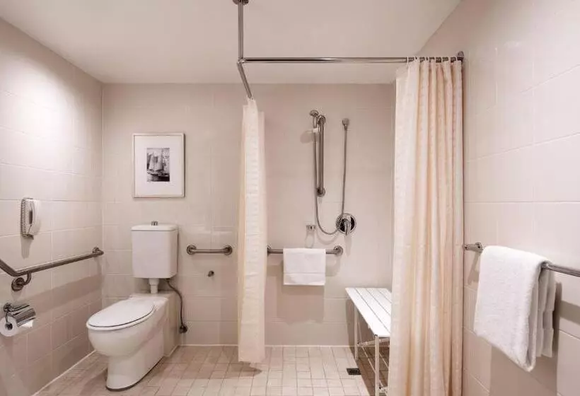 اتاق دلوکس با تخت کینگ و چشم‌انداز شهر, Sydney Harbour Marriott Hotel At Circular Quay