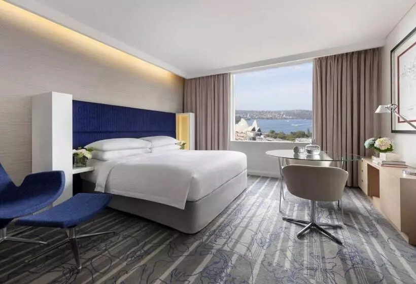 اتاق اجرایی با تخت بزرگ, Sydney Harbour Marriott Hotel At Circular Quay