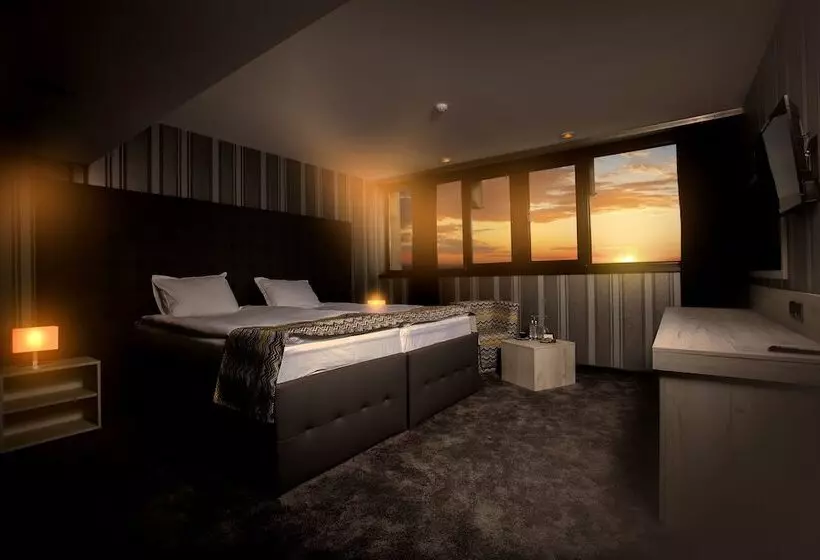 Deluxe room with river view, Grand Hotel Riga