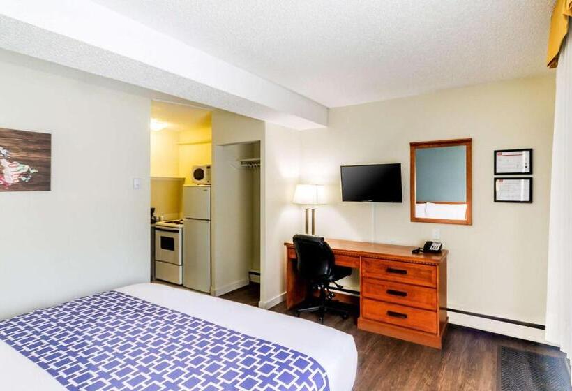 חדר סטנדרט עם מיטת קינג, Econo Lodge Inn & Suites University