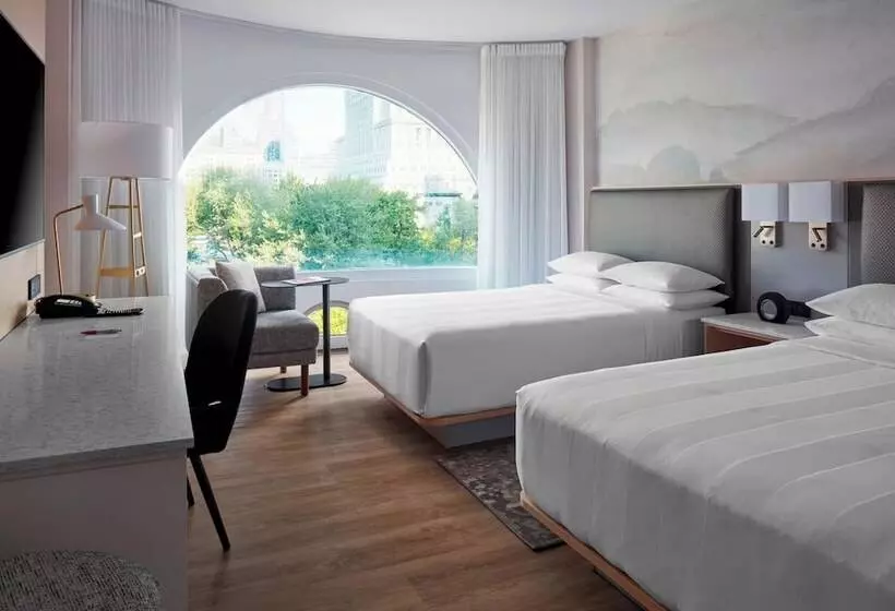 ２ダブルベッドのスタンダードルーム, Montreal Marriott Chateau Champlain