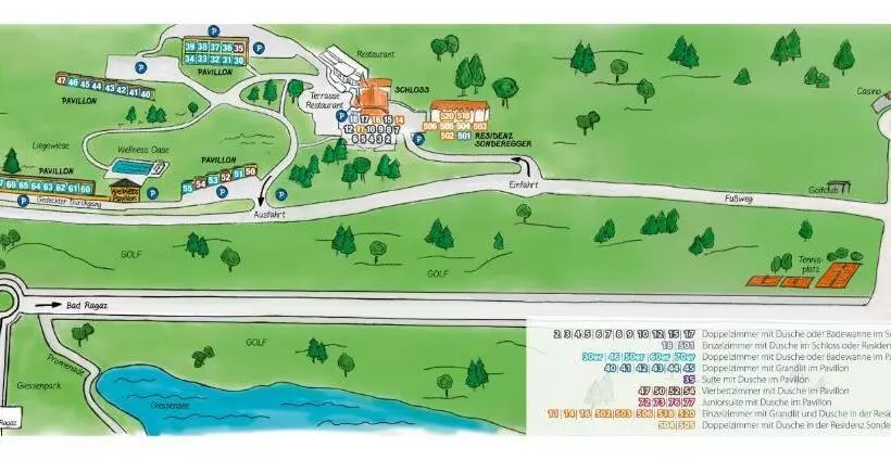 ジュニアスイート, Schloss Ragaz