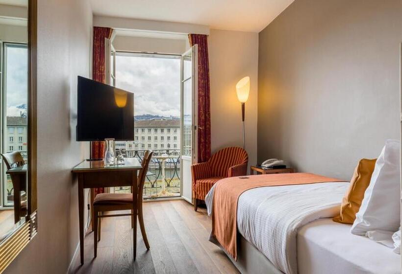 발코니 스탠다드 싱글 룸, Des Alpes