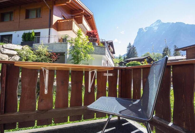 Standard Enkeltværelse m. Balkon, Grindellodge