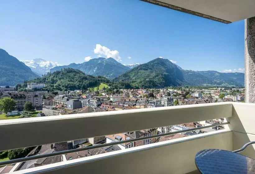 クイーンベッドのデラックスルーム, Metropole Interlaken