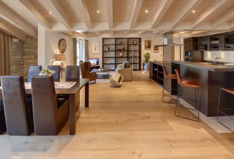 1 Bedroom Penthouse Apartment, Schlosshotel Zermatt – Active & Cbd Spa