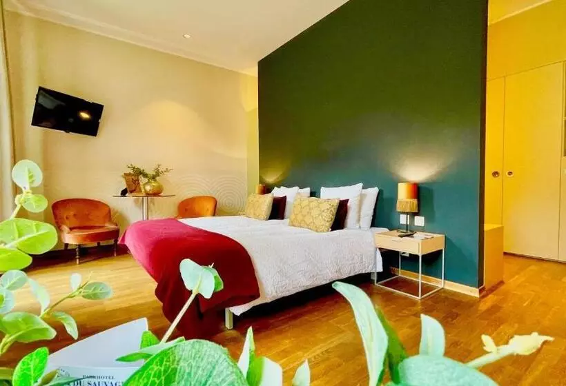 バルコニー付きデラックスルーム, Parkhotel Du Sauvage