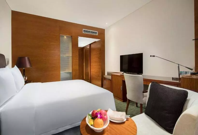 キングサイズベッドのスーペリアルーム, Xiamen C&d Hotel Free Welcome Snacks Oasis Garden