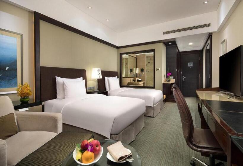 חדר דלוקס נוף לגינה, Xiamen C&d Hotel Free Welcome Snacks Oasis Garden