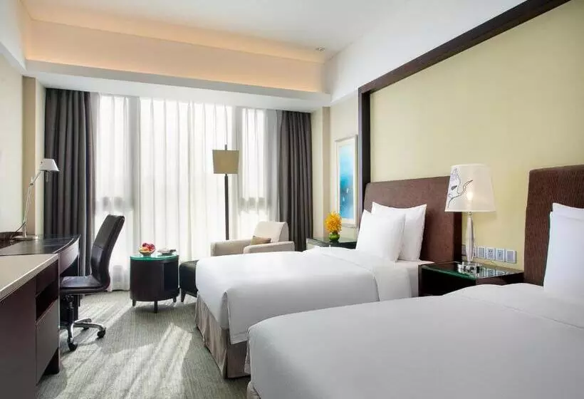 ガーデンビューデラックスルーム, Xiamen C&d Hotel Free Welcome Snacks Oasis Garden