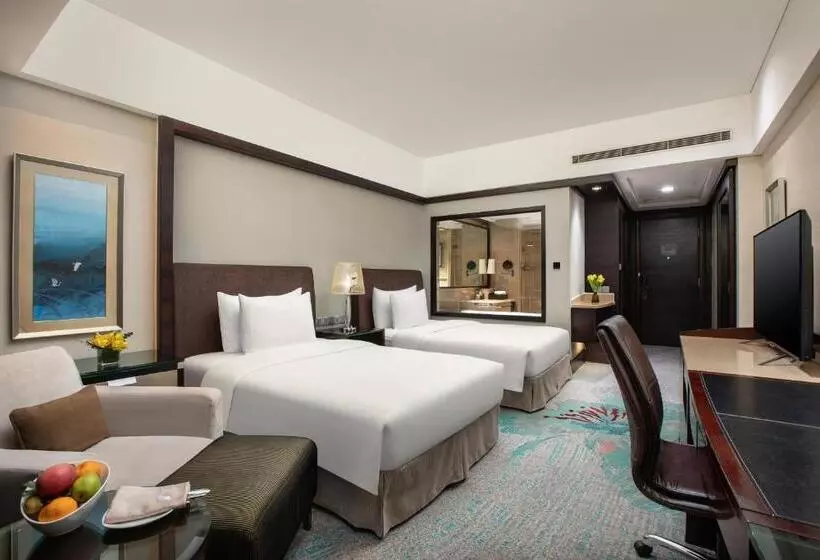 ガーデンビューデラックスルーム, Xiamen C&d Hotel Free Welcome Snacks Oasis Garden
