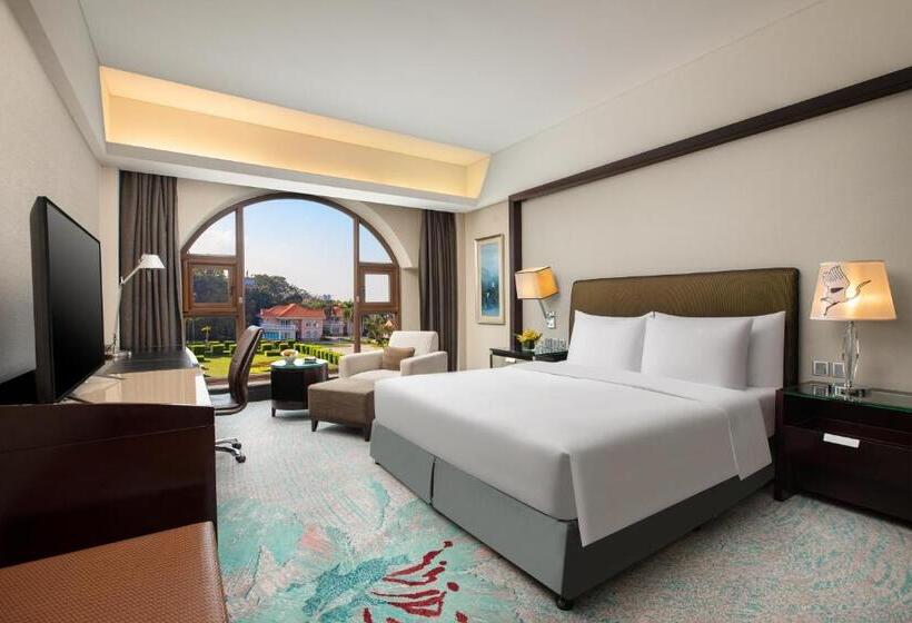 חדר דלוקס, מיטת קינג עם נוף, Xiamen C&d Hotel Free Welcome Snacks Oasis Garden