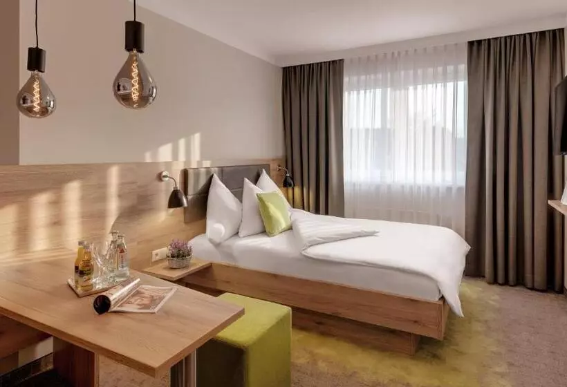 ダブルベッドのスタンダードシングルルーム, Pfalzhotel Asselheim