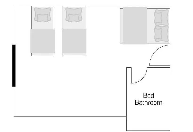 اتاق استاندارد چهار تخته, Brunnenhof City Center
