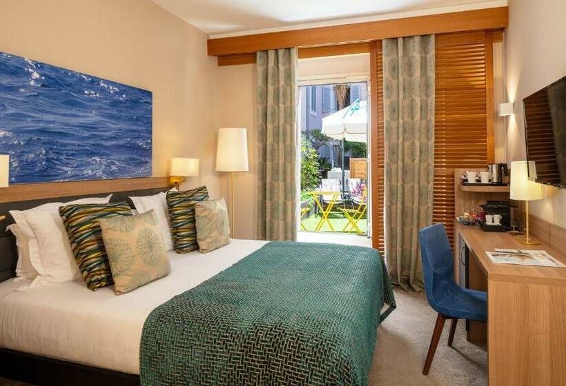 חדר דלוקס עם מרפסת טרסה, Beau Rivage