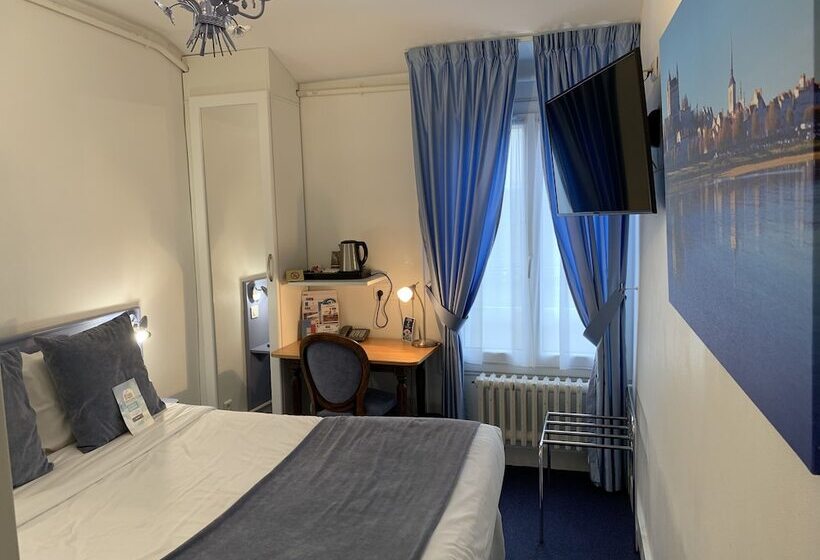古典房间, Kyriad Saumur Hyper Centre Hôtel Appartements Et Spa Soins Sothys Paris