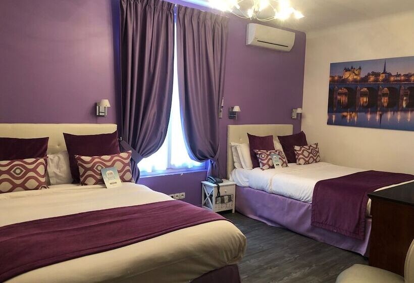 Семейный Номер, Kyriad Saumur Hyper Centre Hôtel Appartements Et Spa Soins Sothys Paris