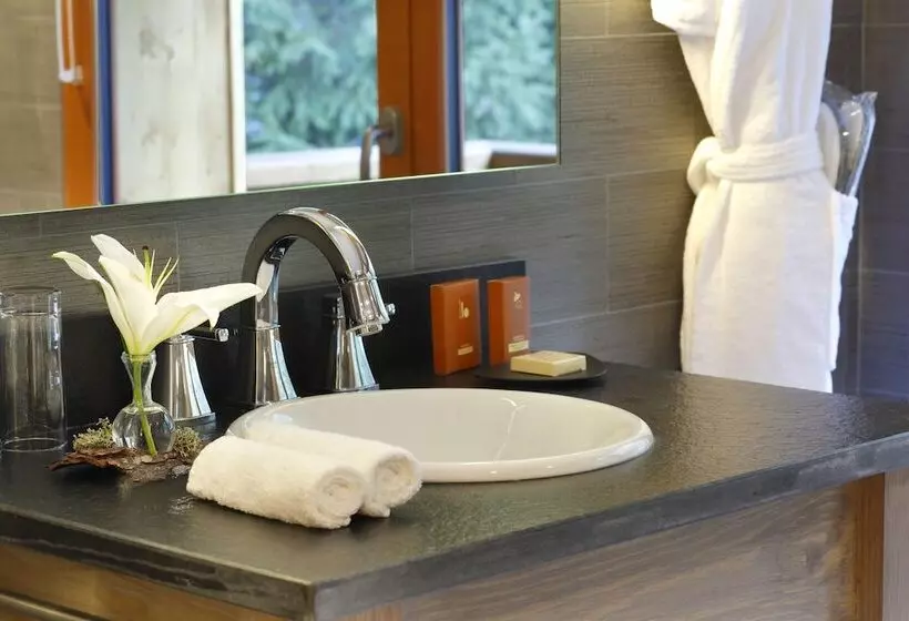 バルコニー付きデラックスルーム, Chalet Hôtel La Mainaz Restaurant & Resort