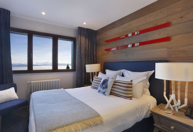 バルコニー付きジュニアスイート, Chalet Hôtel La Mainaz Restaurant & Resort