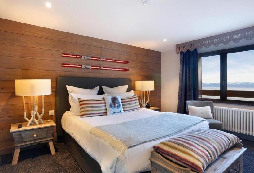 バルコニー付きデラックスルーム, Chalet Hôtel La Mainaz Restaurant & Resort