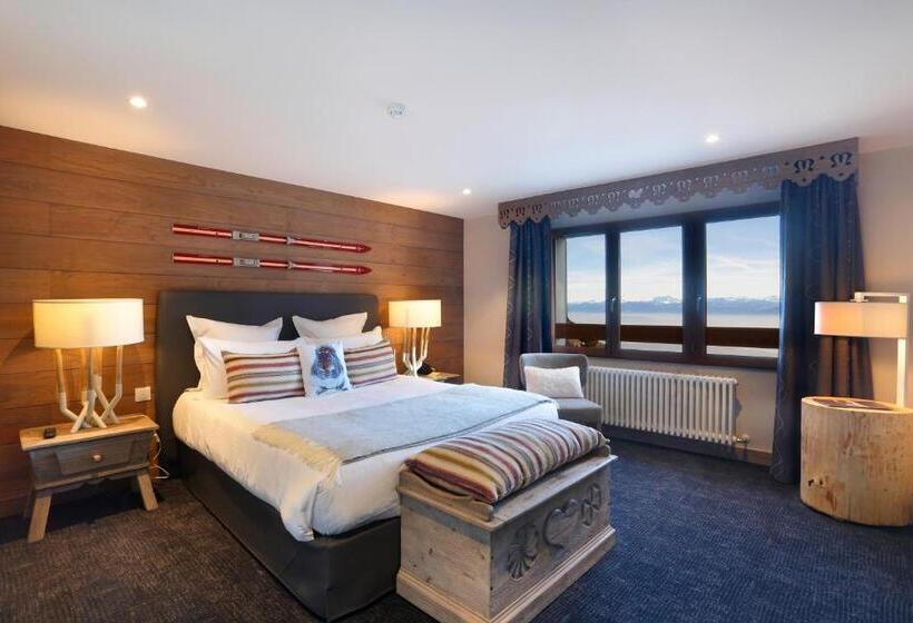 バルコニー付きデラックスルーム, Chalet Hôtel La Mainaz Restaurant & Resort