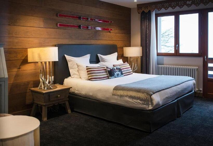 バルコニー付きジュニアスイート, Chalet Hôtel La Mainaz Restaurant & Resort