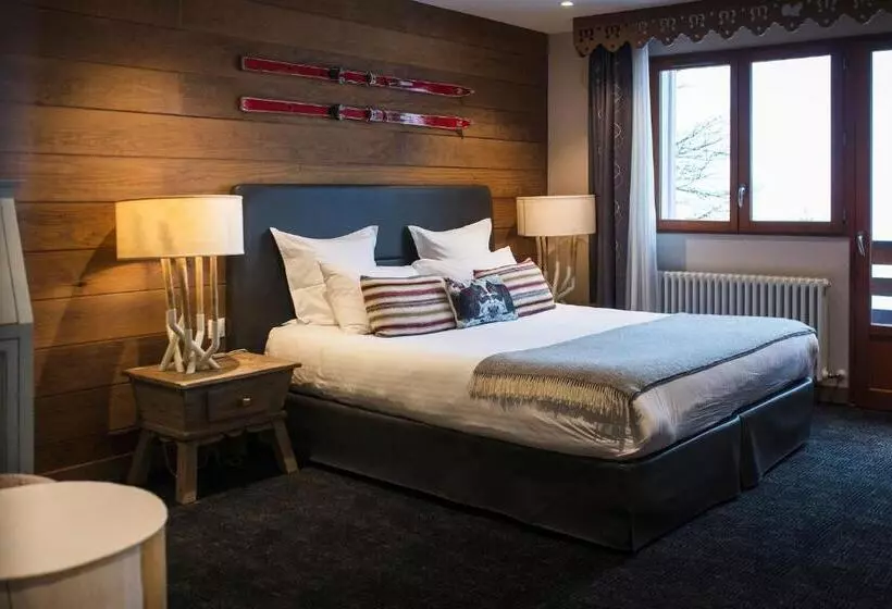 バルコニー付きジュニアスイート, Chalet Hôtel La Mainaz Restaurant & Resort