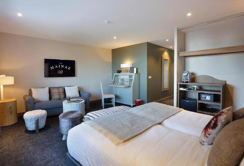 2ベッドルームアパートメント, Chalet Hôtel La Mainaz Restaurant & Resort