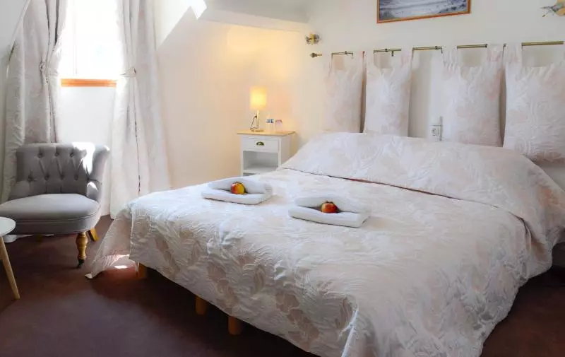 Standard Yhden Hengen Huone, Logis Hôtel Et Restaurant Du Dauphin