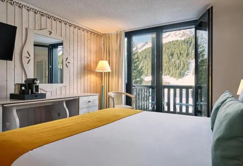 اتاق استاندارد با بالکن, Lake Hotel Courchevel 1850