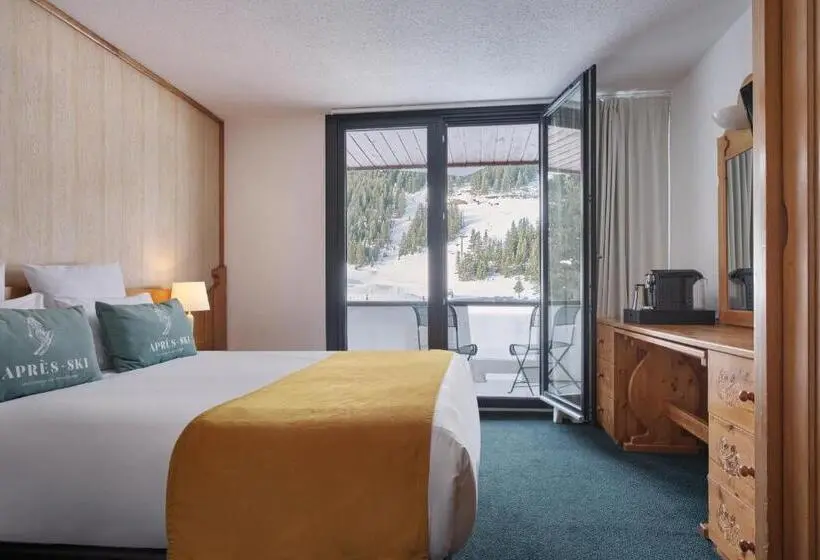 اتاق استاندارد چهارنفره با بالکن, Lake Hotel Courchevel 1850