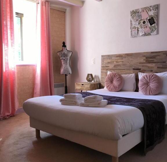 חדר סטנדרט, Hôtel Bien être Aux Cyprès De Marquay