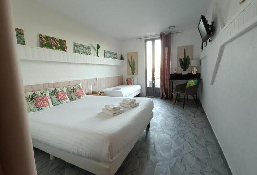 חדר קומפורט לשלושה, Hôtel Bien être Aux Cyprès De Marquay