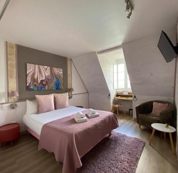 Comfort room with view, Hôtel Bien être Aux Cyprès De Marquay