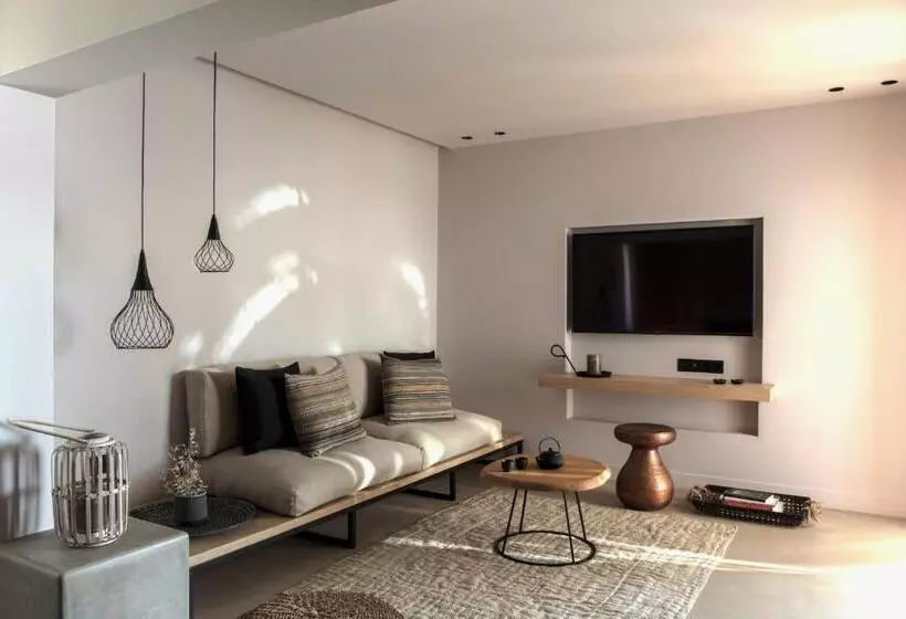 Superior bungalow with sea view, Minos Beach Art Hotel, A Member Of Design Hotels