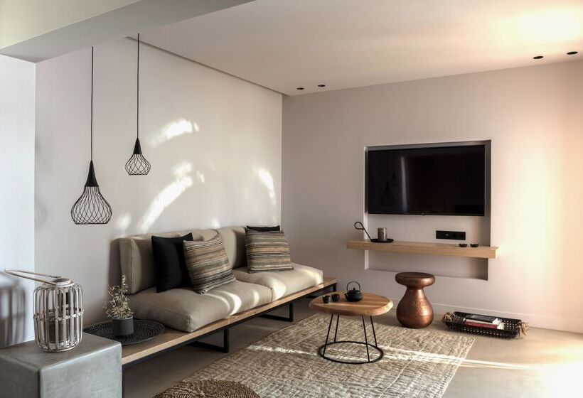 Superior bungalow with sea view, Minos Beach Art Hotel, A Member Of Design Hotels